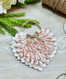 Set of 2 DIY Kits for Ribbon Heart 4-3/4" Ornaments Model