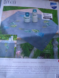 VERVACO PRINTED FOR EMBROIDERY TABLECLOTH KIT BOTANICAL LEAVES 32" X 32" Model