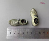 1Pair 1/6 Scale Action Figure Soldier With Green Leather Shoes Model Model