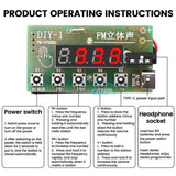 Electronic DIY AM/FM Radio Receiver Module Kits Wireless Stereo  87MHz-108MHz Model