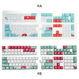 Coral Sea Themed Russian Keycap for 87/98/104/108 Mechanical Keyboards XDA OEM Model