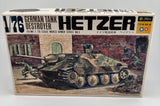 Vintage Fujimi 1/76 Hetzer German Tank Destroyer World Armor Series No. 5 Kit Model