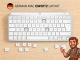 Logitech MX Keys Mini Mac Pale Gray ? QWERTY, Keys & Mechanics / Keycap & Hinge Model