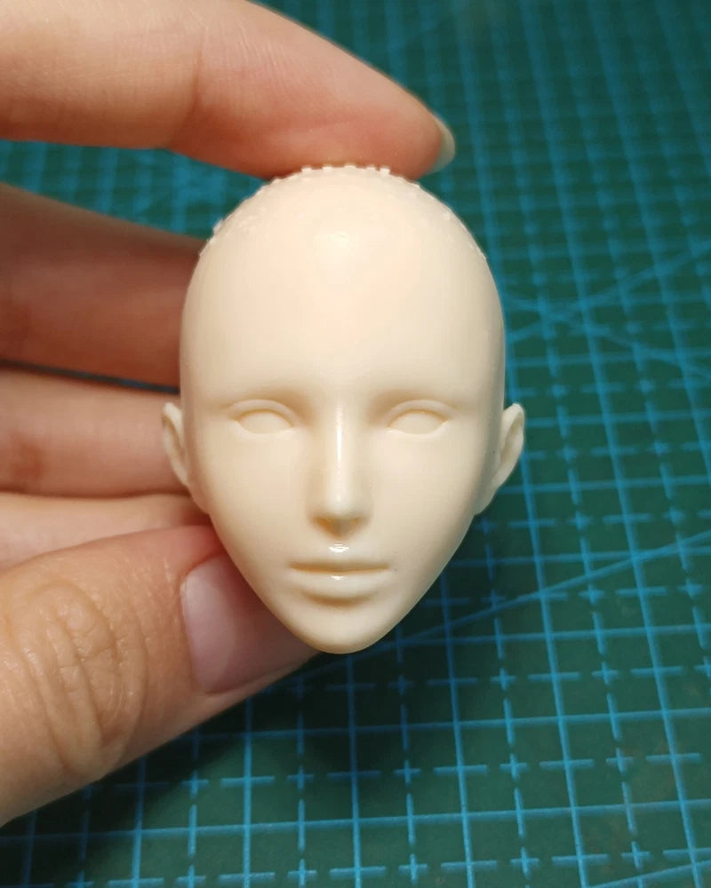 1/6 Scale Unpainted Game Venat Head Carving Sculpt Model Toys Model