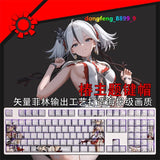 Wuthering Waves ´» Keycap PBT Sublimation Cherry MX Backlit 108 Keys For Keyboard Model
