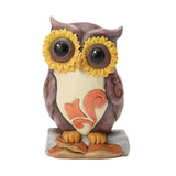 Jim Shore OWL ON LOG MINI HARVEST FIGURINE 6018094 NEW Model