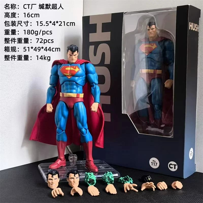 IN STOCK Superman MAFEX 117 Hush CT Toys Articulated Action Figure Model