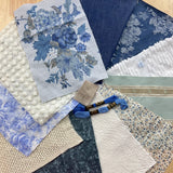 Visible Mending Kit, DIY Fabric Patches, Vintage & Reclaimed Textile Pieces Model