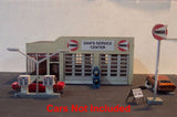 Osborn Model Kits 3045 N Scale Gas Station (Wood Kit) Model