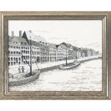 Permin counted cross stitch kit "Nyhavn", 25x32cm, DIY, 70-5131 Model
