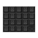 20 Pcs PBT Keycap Set DSA Mechanical Numeric Keypads, Translucent Black Model