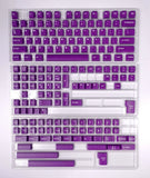 Purple ABS Double Shot Cherry Profile Keycap Set-171 Keys / set Model