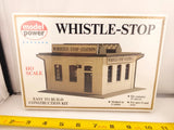 Model Power #444 Whistle-Stop Station HO Scale Building Construction Kit SEALED Model
