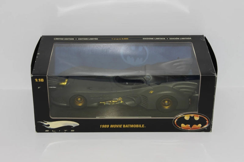 Hot Wheels Elite Batman 1989 Movie Batmobile 1:18 Diecast Model Model