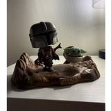 Funko Pop! Star Wars The Mandalorian Grogu Figurine Display Set Science Fiction Model