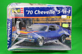 Revell Monogram '70 Chevy Chevelle 3 'n 1 Model Kit 85-2715  1:24 Scale Sealed Model