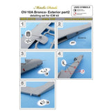 OV-10A Bronco Exterior Part 2 (ICM) Metallic Details MDR48178 for Scale kit 1:48 Model