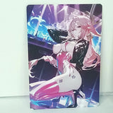 Yae Miko Glitter Premium Waifu Card Anime Wall Art Oversized Board A5 Model