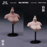 YMTOYS YMT092 1/6 Seamless Breast Bust Stand Support Display Model Model