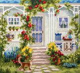 DIY Counted Cross Stitch Kit "Terrace" Model