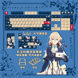 Anime Violet Evergarden PBT Keycaps Full Set for Cherry MX Mechanical Keyboard Model