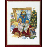 Eva Rosenstand counted cross stitch kit "Children at bedside", 30x40cm, DIY Model