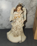Jim Shore 2017 "Creature Comforts" Angel W/Animals Fawn Rabbit Raccoon #4058736 Model
