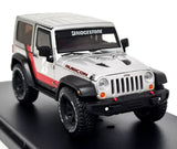 Greenlight 1/43 Jeep Wrangler Rubicon 2014 Silver Diecast Scale Model Car Model