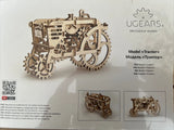 UGEARS Mechanical Models 3D Tractor Wooden Puzzle - New Model