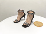 1/6 Scale Soldier High Heel Strap Sandals for 12'' Worldbox/Tbl Standard Size Model