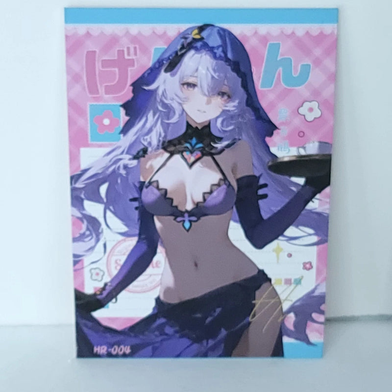 Black Swan HR-004 Premium Waifu Card Anime Girl Wall Art Oversized Board A5 Model