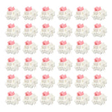 36pcs Pink Keyboard Switches 5-Pin 45gf Linear Keyboard Switch Replacement Model