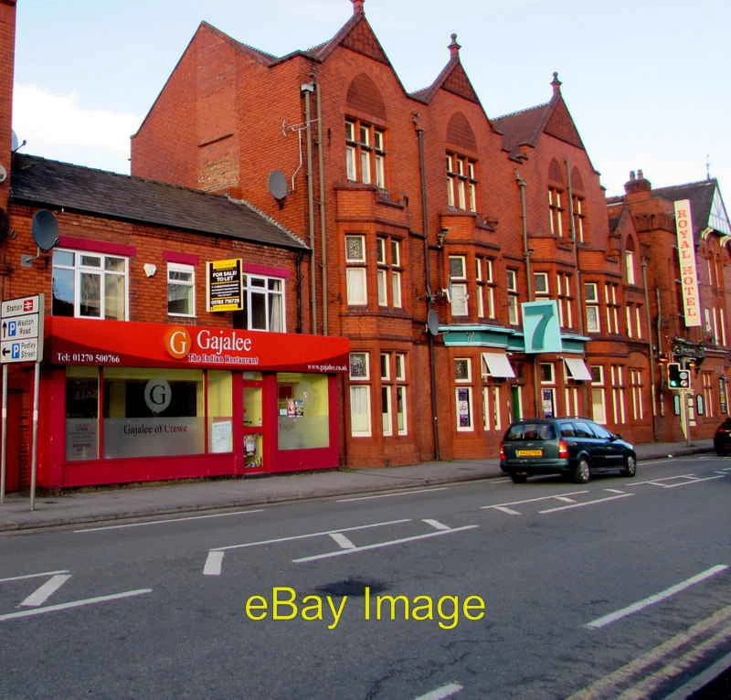 Photo 6x4 Former Gajalee Indian Restaurant, Crewe A FOR SALE/TO LET board c2017 Model
