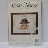 Love Notes Cross Stitch Craft Soft Feathers Sealed NOS Cotton Floss Needle Mat Model