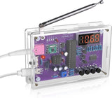 FM 87-108MHz Radio DIY Kit with 2 Power Supply Modes Digital Soldering Practice Model