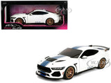 FORD MUSTANG SHELBY SUPER SNAKE WHITE 1/18 DIECAST MODEL CAR BY JADA 36470 Model