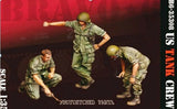 1/35 resin figures model kit Vietnam War 3 US soldiers unassembled unpainted Model