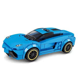 MOC Car Speed Champions Racing Car Building Block Model Kit Toy Gift 195 Pcs Model