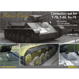 Metallic Details MDR3515 Scale 1:35 Correction set for T-70, T-80, Su-76 - Resin Model