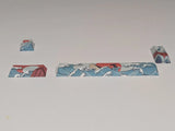 Decorative Key Cap Set 4pcs Cherry Profile Ocean Themed Brand New Free Shipping Model