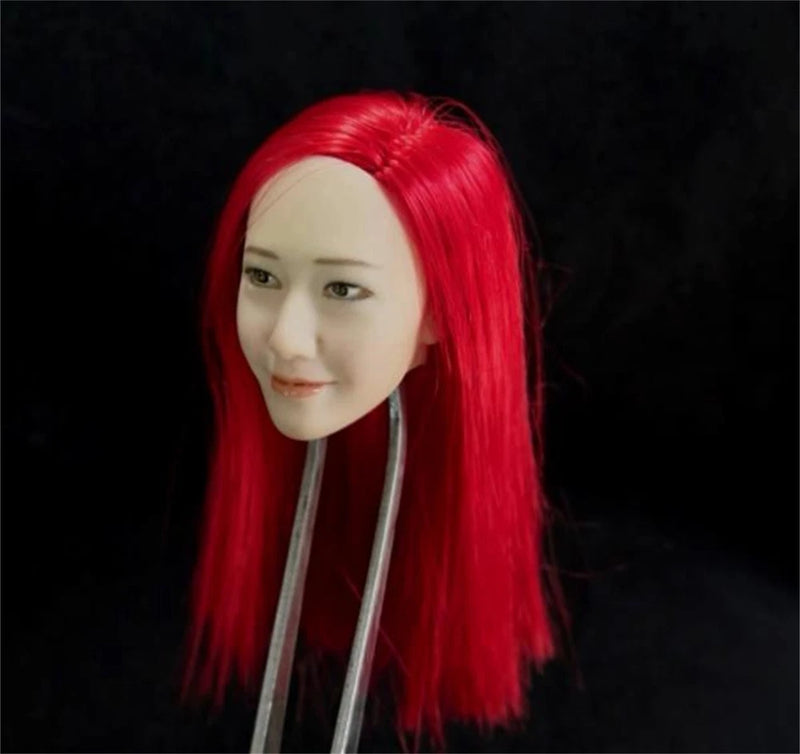1:6 Scale Model  Asia Plae Singer Female Head Sculpt  Hair F 12" PH Tbl  figure Model