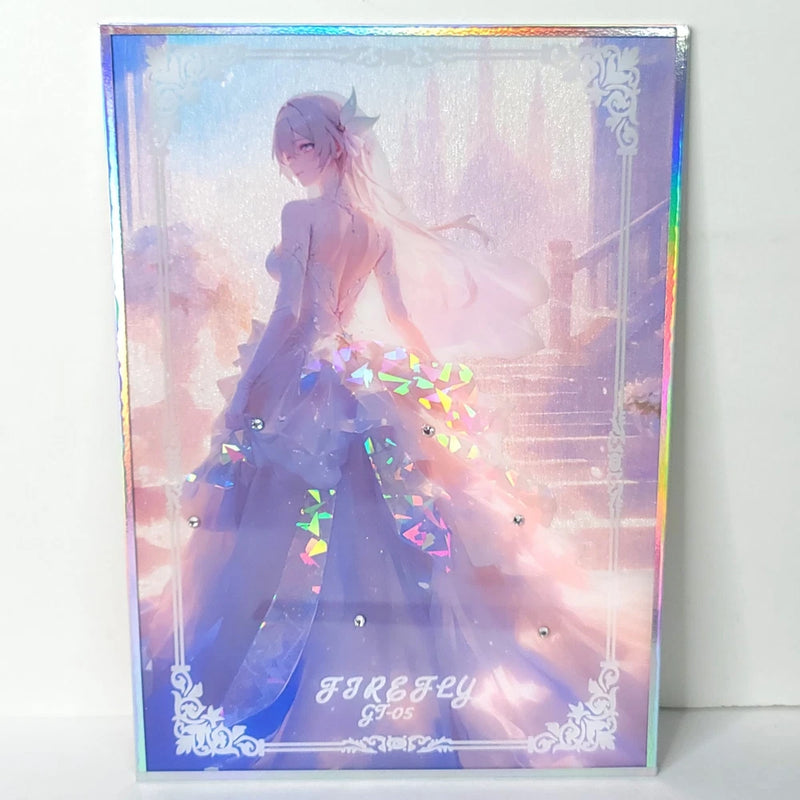 Firefly Jewel Double Sided Waifu Card Anime Girl Wall Art Oversized Board A4 Model