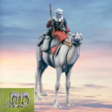 1/35 Desert Camel Cavalry Resin Figure Model Kit Military Rider Unpainted Model