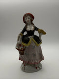 Vintage Occupied Japan Porcelain Figurine Victorian Woman Model