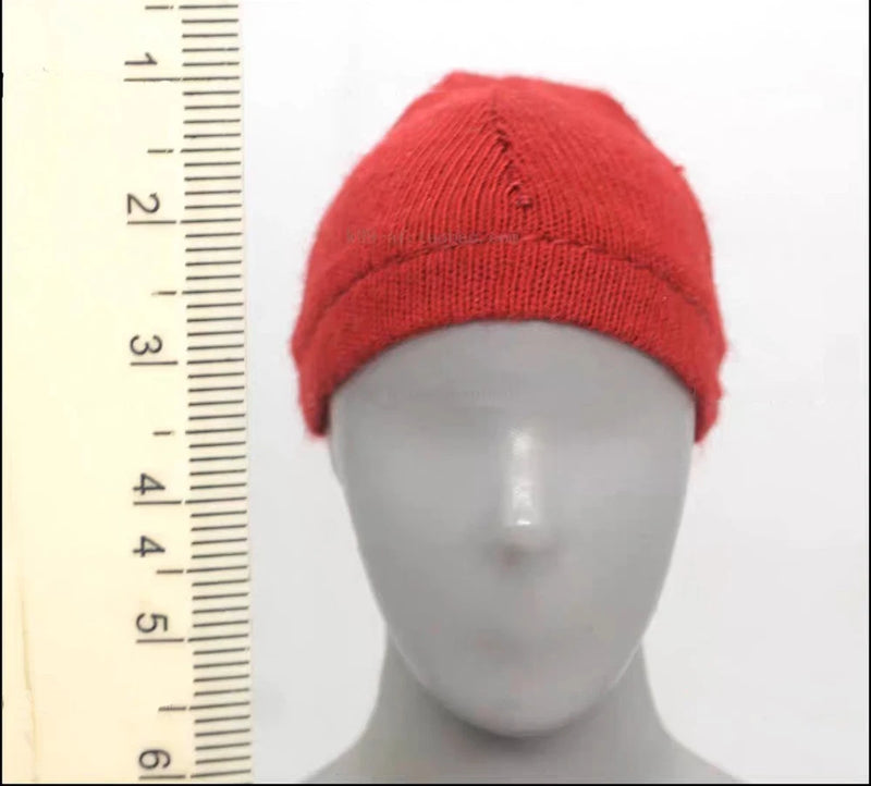 1/6 Scale Solider Red Cold Hat Cap Model for 12" Figures Cloths Accessorries Model