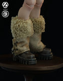 1/6 DIY female soldiers Do the old Leg covers+Boots model For 12 
