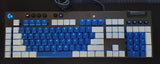 Logitech G815 Clicky Mechanical Keyboard ¨C Custom Blue/White Keycaps ¨C Tested Model