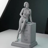 1/24 Dana Scully X-Files Model Kit Resin Figure Unpainted Unassembled Model