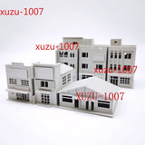 1/64 1/87 1/150 S HO Scale Buildings Style Train Railway Modern Model House DEF Model