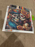 5D DIY Diamond Art Painting Kit Craft Skull Candy Couple Model